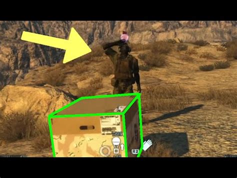 metal gear solid 5 cardboard tricks